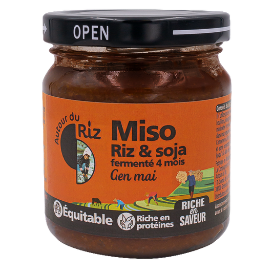 Autour Du Riz -- Miso de riz complet pasteurisé gen mai - 200 g