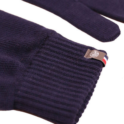 Maison Bonnefoy -- Gants tactiles jasmin bio s/m marine