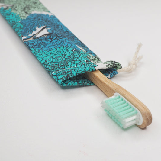 My Boo Company -- Pochette de voyage pour brosse à dents adulte ou pour pailles réutilisables