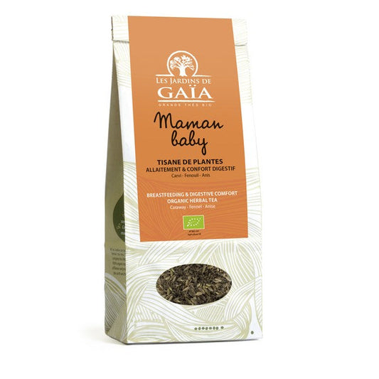 Jardins De Gaïa -- Tisane de plantes bio maman baby (allaitement) - 200 g