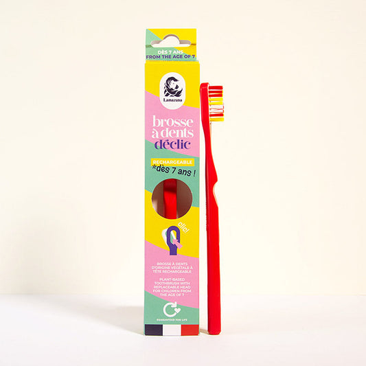 Lamazuna -- Brosse à dents rechargeable enfant (couleur aléatoire)