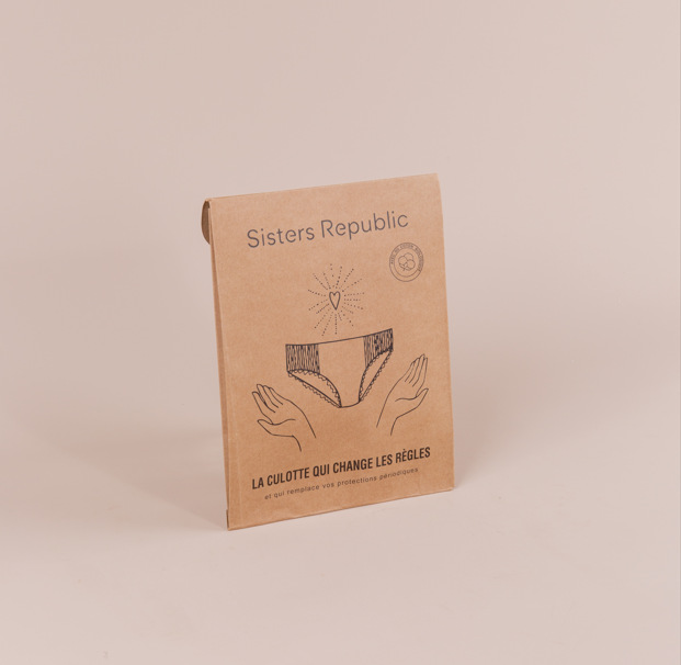 Sisters Republic -- Culotte menstruelle adulte sidonie (absorption super) - Taille XL