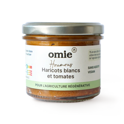 Omie -- Houmous haricots blancs à la tomate bio - 90 g