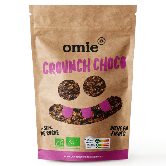 Omie -- Céréales crounch au chocolat bio (avoine français) - 300 g