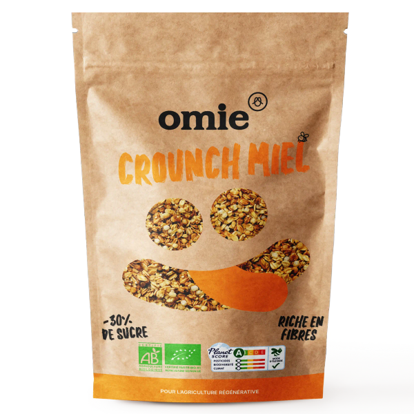 Omie -- Céréales crounch au miel bio (miel français) - 300 g